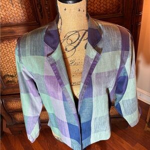 TJ plaid blazer